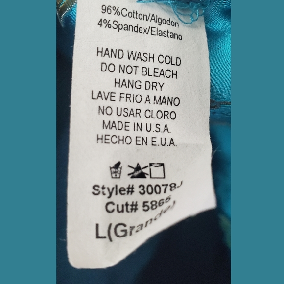 Sooki des L.A. Teal Corduroy Moto Jacket Size Large - Picture 6 of 10